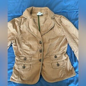 Ann Taylor Loft Brown Corduroy Jacket